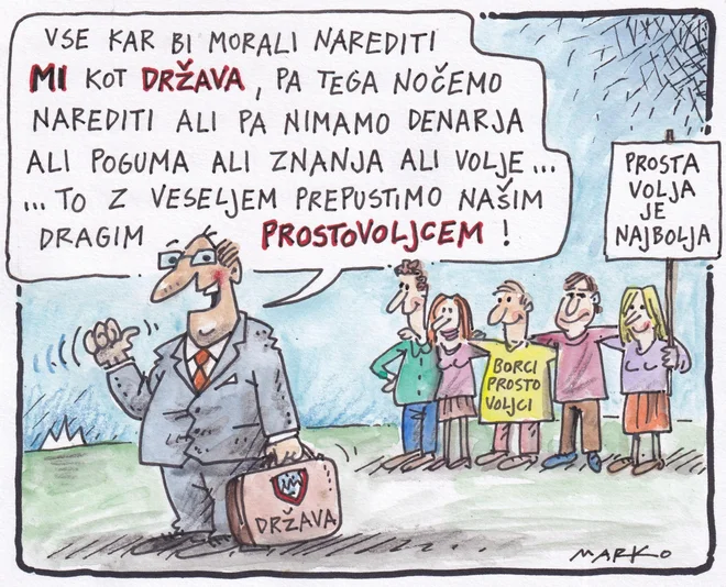 KARIKATURA: Marko Kočevar