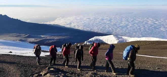 Pot na Kilimanjaro - belo goro. FOTO: Janez Mihovec 