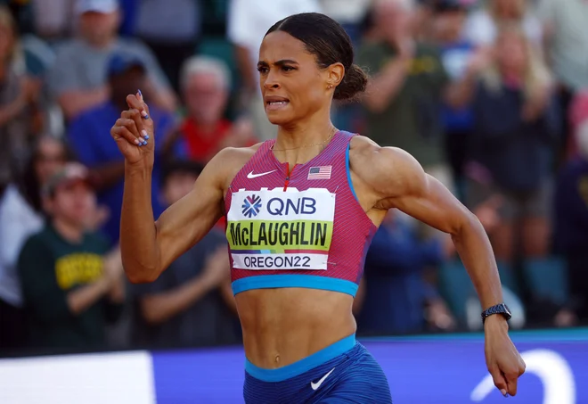 Tako izstopajoče atletinje, kot je Sydney McLaughlin, že dolgo nismo videli. FOTO: Brian Snyder/Reuters
