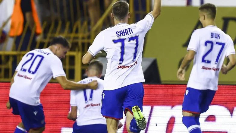 Fotografija: Hajduk se je veselil sladke zmage. FOTO: NK Hajduk/facebook