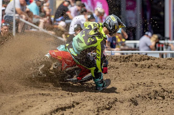 Tim Gajser zanesljivo vozi k novemu naslovu svetovnega prvaka, vendar želi tudi popraviti vtis iz Belgije. FOTO:&nbsp;Honda Racing
