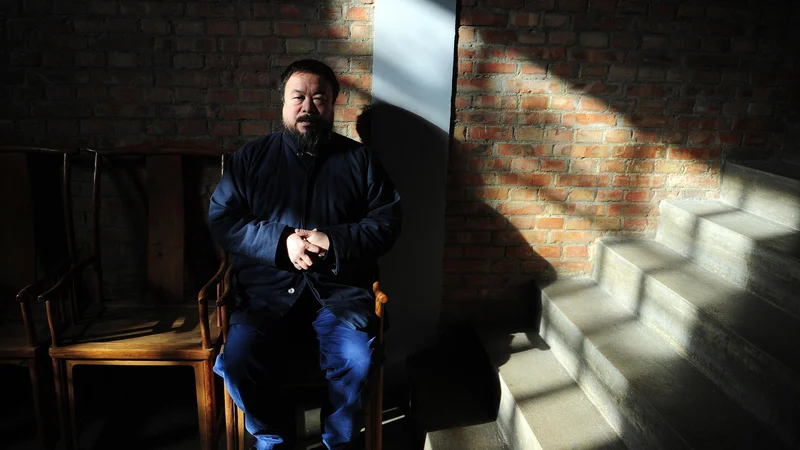 Fotografija: Podpora tistim, ki so končali za rešetkami, se zdi Ai Weiweiu zelo pomembna. FOTO: AFP
