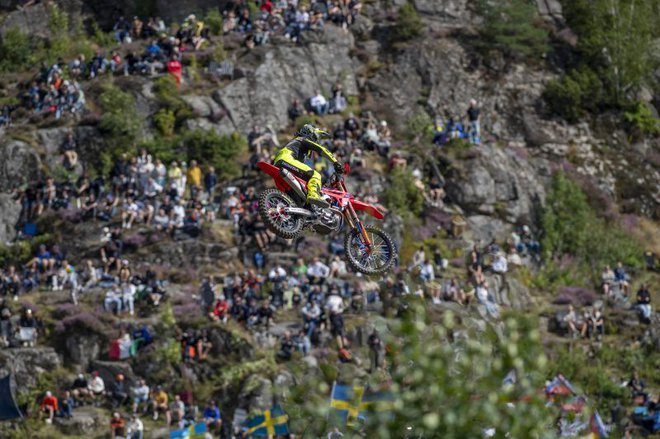 Proga na Švedskem je zelo raznolika, gledalci so uživali v predstavi Tima Gajserja. FOTO: Honda Racing
