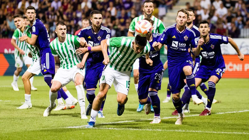 Fotografija: Takole je Svit Sešlar zabil vodilni gol za Ljubljančane v Ljudskem vrtu. FOTO: Voranc Vogel
