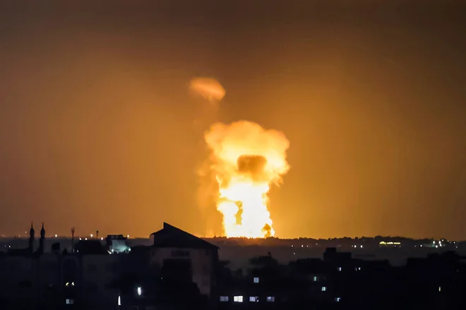 Tokratno nasilje v Gazi je bilo najhujše po lanskih spopadih. FOTO: Mohammed Abed/AFP
