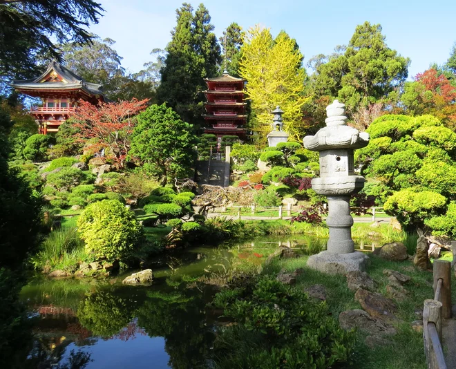 Japonski vrt v parku Golden Gate v San Franciscu vztraja že 128 let. Foto Wikipedija
