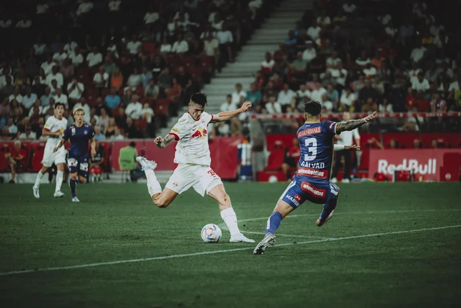 Benjamin Šesko je v Salzburgu dokazal, da je vrhunski napadalec. FOTO: Andreas SchaadGetty Images

