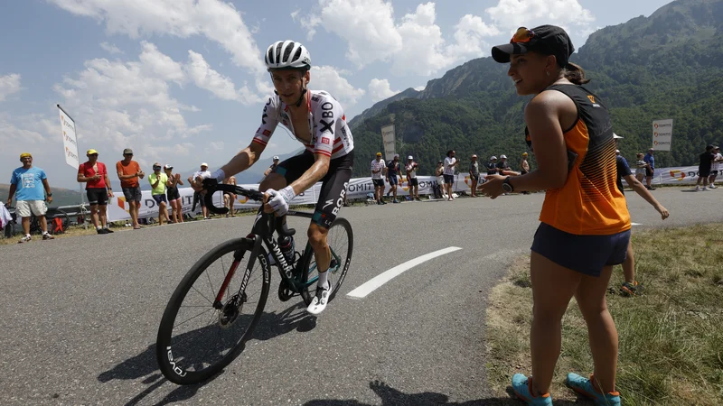 Fotografija: Felix Grossschartner med dirko po Franciji. FOTO: Gonzalo Fuentes/Reuters
