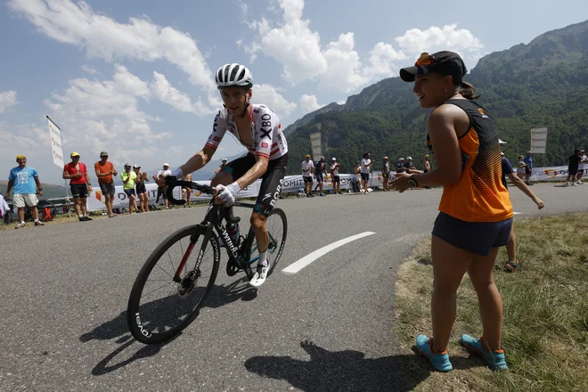 Felix Grossschartner med dirko po Franciji. FOTO: Gonzalo Fuentes/Reuters
