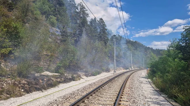 Na območju Radovljice trije požari v naravi. FOTO: PGD Radovljica
