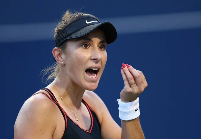 Belinda Bencic je bila pretrd oreh za Sereno Williams. FOTO: Vaughn Ridley/AFP
