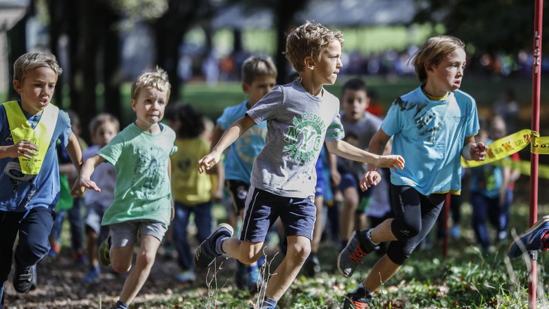 Fotografija: Otroci bi se morali več in bolj intenzivno gibati. Ker v Sloveniji to vlogo najbolje opravlja šola, je treba več športa vključiti v šole. FOTO: Uroš Hočevar
