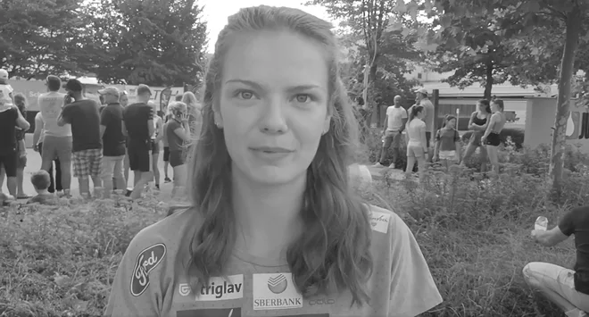 Hana Mazi Jamnik je bila zelo nadarjena športnica. FOTO: Zaslonski posnetek
