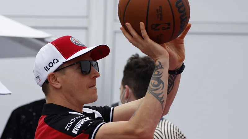 Fotografija: Kimi Räikkönen je vsestranski športnik. FOTO: Brian Snyder/Reuters