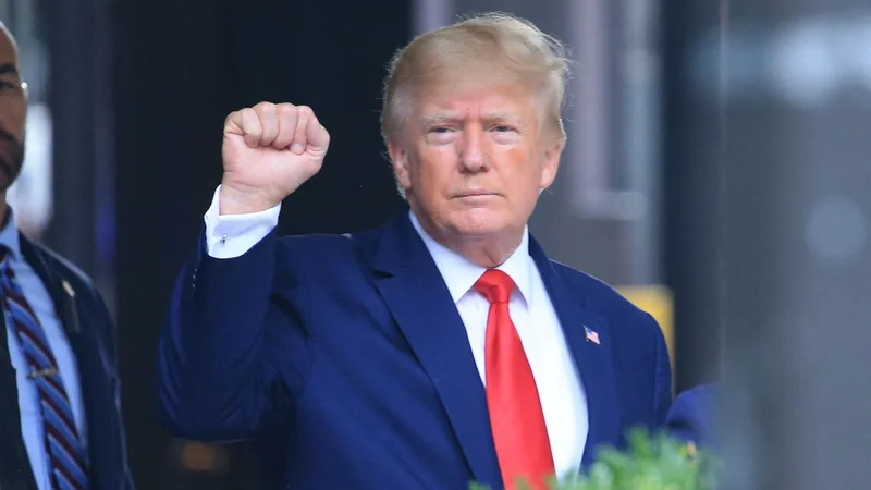 Fotografija: Donald Trump še vedno prepričljivo prevladuje v republikanski stranki. FOTO: Stringer Afp