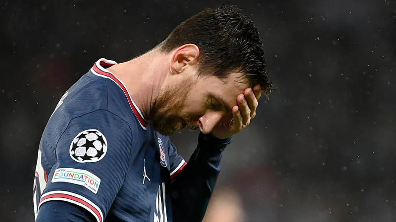 Fotografija: Za Lionelom Messijem je povprečna prva sezona v dresu Paris Saint-Germaina, s katerim je sicer osvojil francoski državni naslov in francoski superpokal. FOTO: Franck Fife/AFP