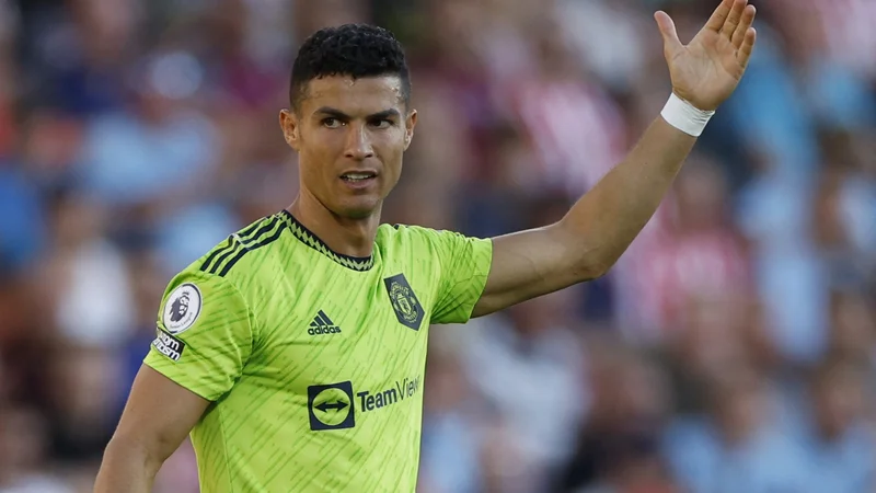 Fotografija: Cristiano Ronaldo se je le nemočno zlil z obupnimi predstavami soigralcev pri Manchester Unitedu. FOTO: John Sibley/Reuters