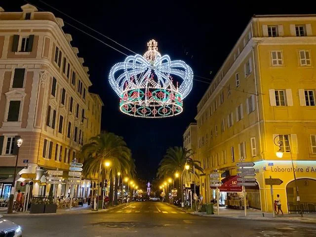 Ajaccio ponoči. FOTO:&nbsp;Mimi Podkrižnik
