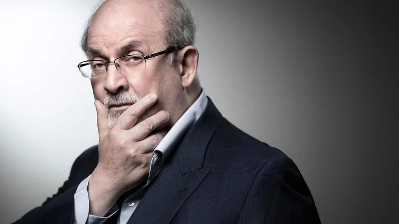 Fotografija: Pisatelj Salman Rushdie na arhivski fotografiji. Foto Joel Saget/Afp