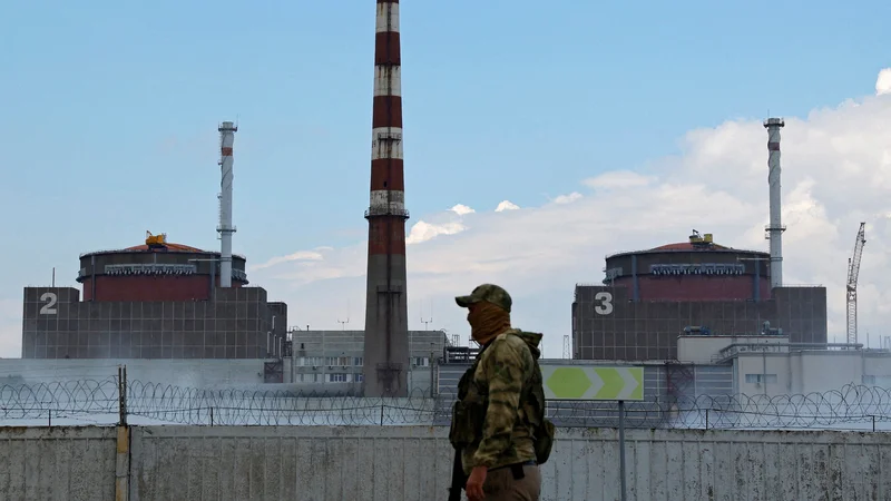 Fotografija: Nuklearka Zaporožje. FOTO: Alexander Ermochenko/Reuters