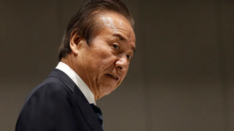 Fotografija: Harujuki Takahaši pred zasedanjem izvršnega odbora OI v Tokiu ob izbruhu okužb z novim koronavirusom konec marca 2020 v japonski prestolnici, kjer so olimpijske igre nato priredili z enoletno zamudo. FOTO: Issei Kato/AFP