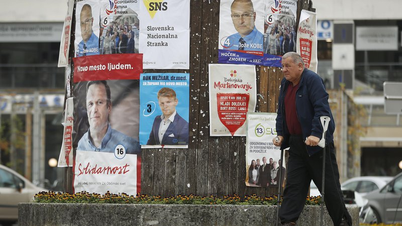 Fotografija: Največ županov je neodvisnih kandidatov, na zadnjih volitvah pa so sledili kandidati SLS, SDS, SD in NSi. FOTO: Leon Vidic/Delo
