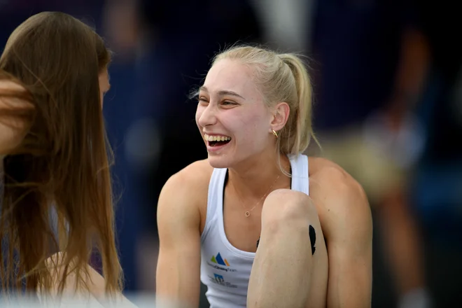 Janja Garnbret je razred zase v plezanju. FOTO: Andreas Gebert/ Reuters
