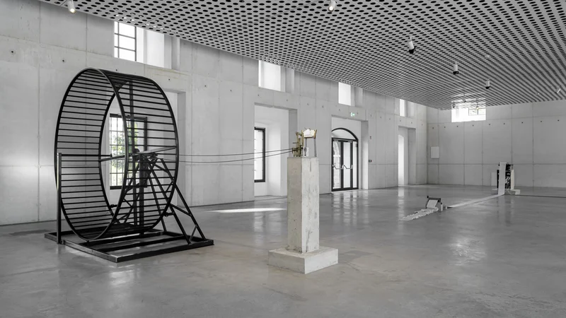 Fotografija: Projekt Praskanje za zlatom je v Galeriji Cukrarna na ogled še do nedelje. FOTO: Blaž Gutman