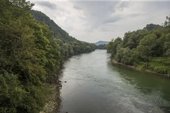 Podpisniki javno pozivamo Vlado RS, naj razveljavi Odločbo o prevladi javne koristi energetike nad javno koristjo ohranjanja narave v zvezi z izgradnjo hidro&shy;elektrarne (HE) Mokrice ... FOTO LEON VIDIC DELO
