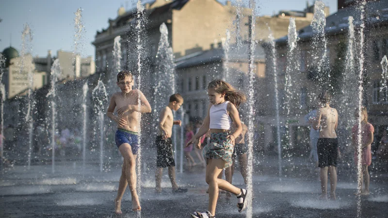 Fotografija: Veliko držav se je to poletje spopadalo z izjemno visokimi temperaturami, sušo in požari. Sedaj se lahko pripravimo še na neurja in poplave. FOTO: Jure Eržen/Delo