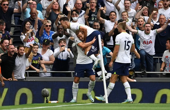 Harry Kane je prinesel tri točke Tottenhamu.
