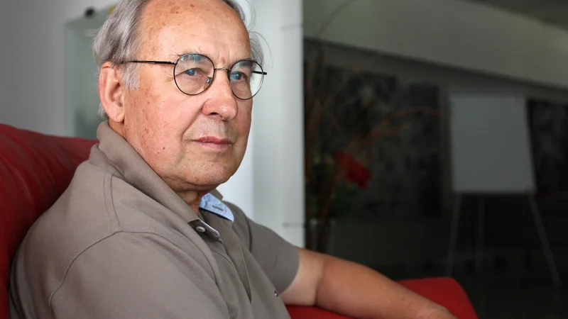 Fotografija: Prof. dr. Ivan Ribnikar je bil v znanstvenih krogih izjemno spoštovana osebnost. FOTO: Igor Zaplatil/Delo
