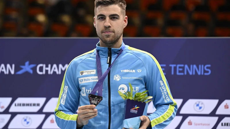 Fotografija: Darko Jorgić je osvojil srebrno kolajno. FOTO: Tobias Schwarz/AFP