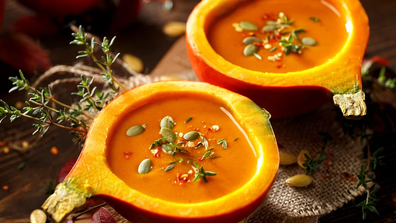 Hokaido buče. Buča je izjemno koristno živilo, ki ga lahko uživate kot prilogo, del solate, prigrizek, predjed, glavno jed in sladico. FOTO: Arhiv Polet/Zi3000/Shutterstock