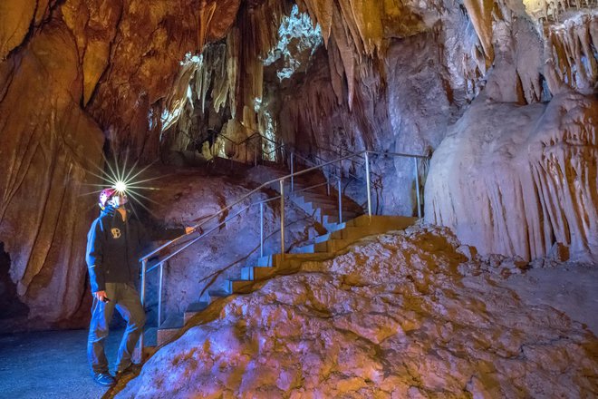 Kostanjeviška jama je poleti odprta za obiskovalce, pozimi pa dom netopirjev. FOTO: Iztok Bončina
