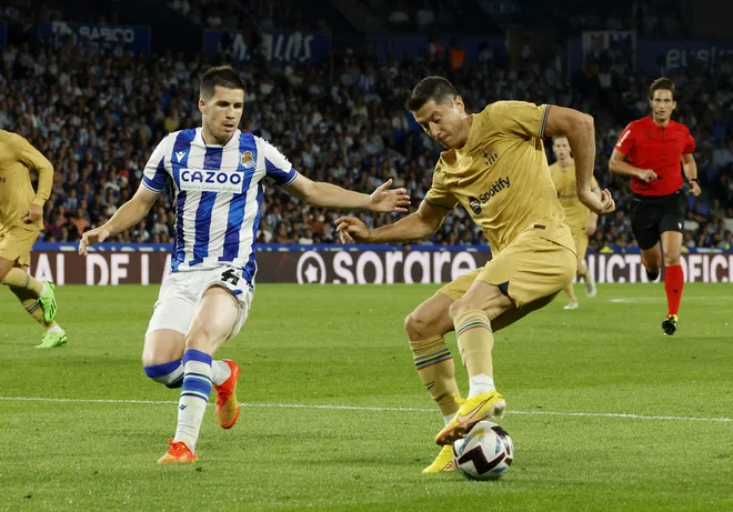 Robert Lewandowski je hitro utišal kritike. FOTO: Vincent West/Reuters
