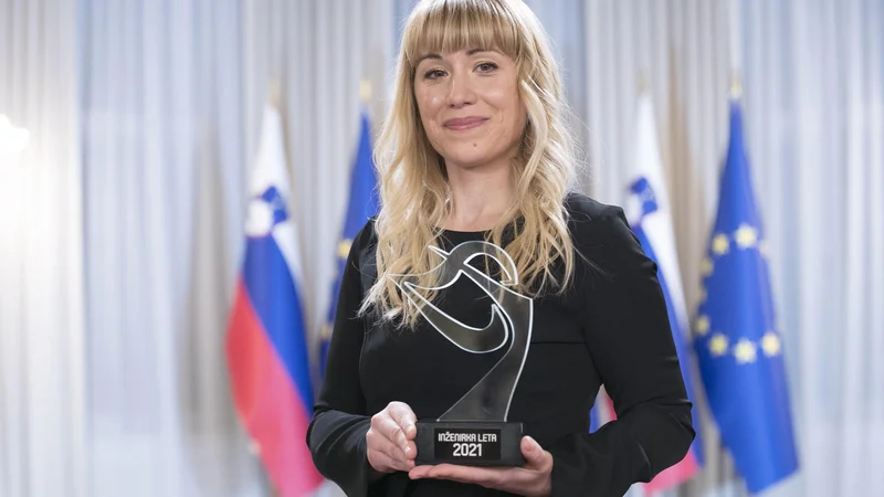 Fotografija: Inženirka leta 2021 je postala Nataša Kovačević. FOTO: Andrej Križ