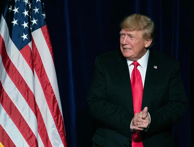 Trump si želi natančnega seznama zaseženih dokumentov. FOTO: Ronda Churchill/AFP

