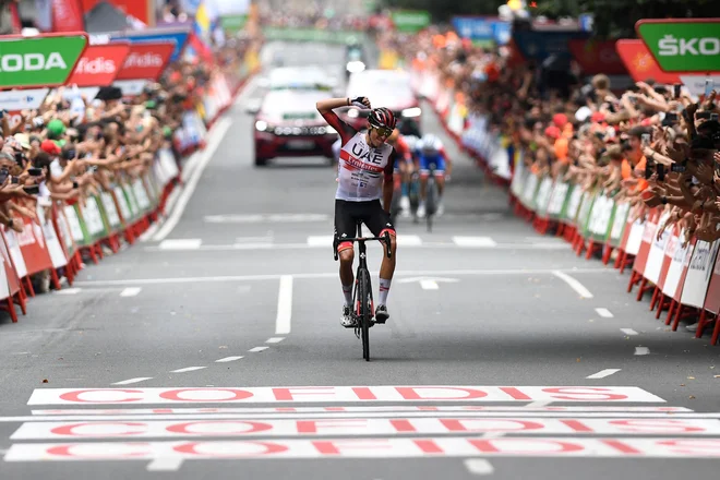 Marc Soler je zmagovalec 5. etape. FOTO:&nbsp;Ander Gillenea Afp
