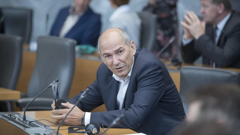 Fotografija: Janez Janša. FOTO: Jure Eržen/Delo