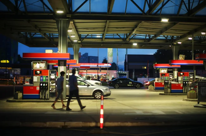 Petrol namerava svoje črpalke pokriti s sončnimi elektrarnami. FOTO: Jure Eržen/Delo
