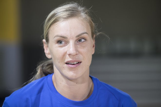 Barbara Lazović se je vrnila v jato slovenskh rokometnih prvakinj. FOTO: Jure Eržen

