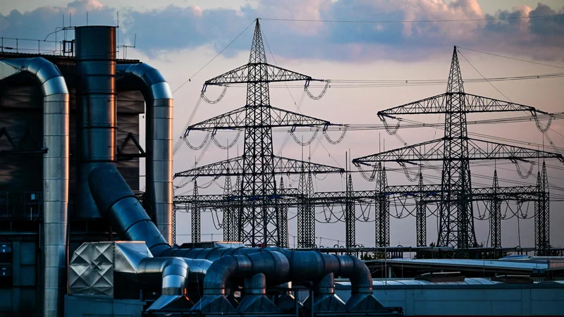 Fotografija: Evropska komisija pripravlja nujne ukrepe za znižanje cen elektrike, ki bodo na mizi že v prihodnjih tednih. Pozneje pride na vrsto tudi strukturna reforma trga elektrike. FOTO: Ina Fassbender/AFP