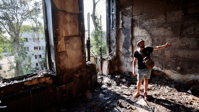 Fotografija: Prizor iz Harkova. FOTO: Reuters