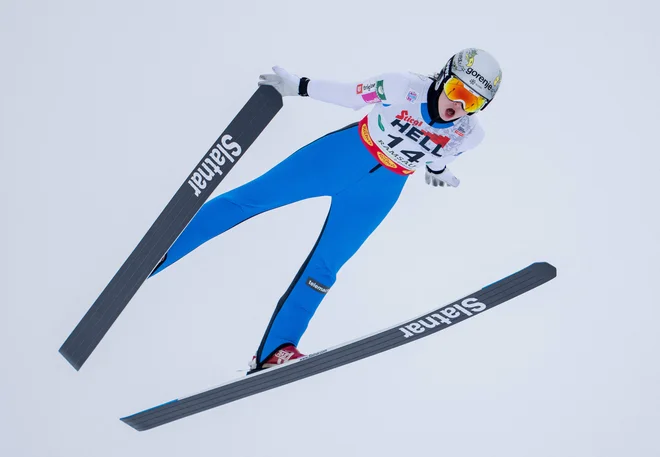 Silva Verbič je bila po skokih na petem mestu. FOTO: Georg Hochmuth/AFP
