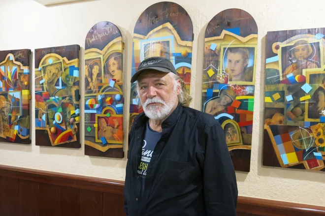 Rade Šerbedžija nastopa z Juretom Ivanušičem že trideset let. FOTO: Zdenko Matoz/Delo
