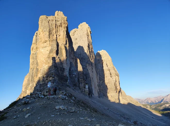 Tre Cime je gora s tremi vrhovi; Malim, Velikim in Zahodnim. Foto Maja Grgič
