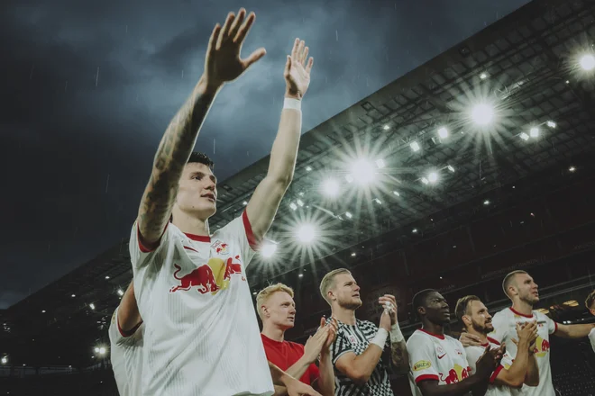 Benjamin Šeško je po objavi novice, da bo prihodnjo sezono oblekel dres Leipziga, zadel le enkrat na zadnjih petih tekmah. FOTO: Jan Hetfleisch/FC Red Bull Salzburg
