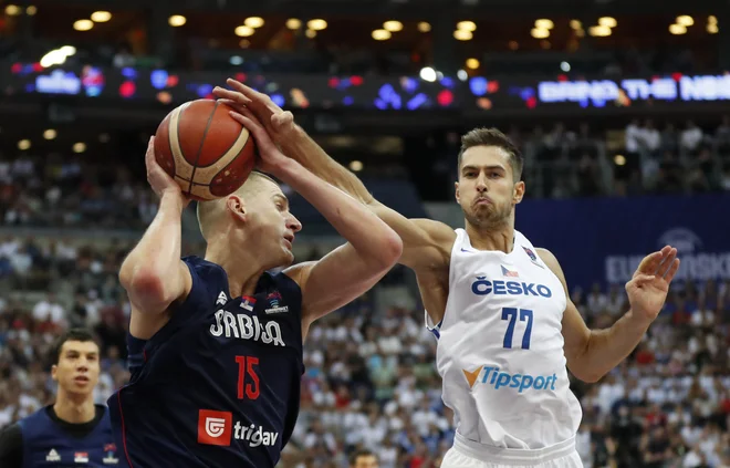 Nikola Jokić je prvi zvezdnik srbske košarkarske reprezentance. FOTO: David W Cerny/Reuters
