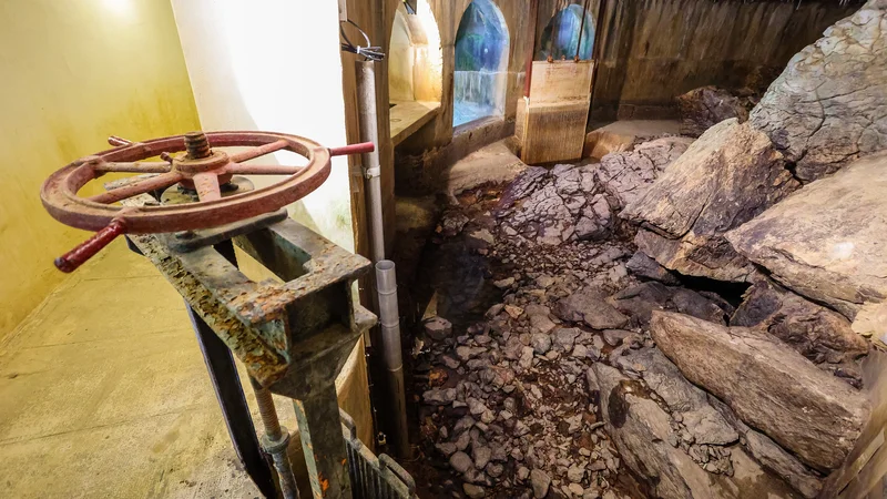 Fotografija: Zaloge vode v Rižanskem vodovodu so letos poleti presahnile, zato je nujno treba poiskati alternative. Med temi je tudi zbiranje deževnice. FOTO: Črt Piksi
